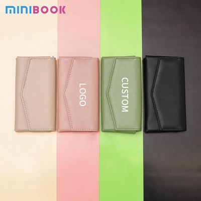 Large Capacity RFID Multifunctional Leather Wallet for Ladies Open Closure 0.2kg