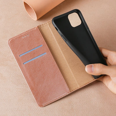 Wireless Charge Support PU Leather Phone Case for iPhone X XS XR 12 13 14 15 Pro Max