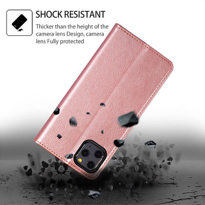 Wireless Charge Support PU Leather Phone Case for iPhone X XS XR 12 13 14 15 Pro Max