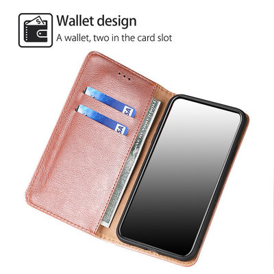 Wireless Charge Support PU Leather Phone Case for iPhone X XS XR 12 13 14 15 Pro Max