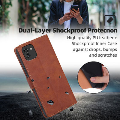 PU Leather Flip Book Case for Samsung Galaxy A03 A13 A34 A54 A73 5g A72 A53 A32 A33 A22