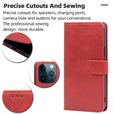 Anti-Scratch Vintage Flip Leather Wallet Case for iPhone 6 7 8 X XS XR 11 12 13 14 15 Pro Max