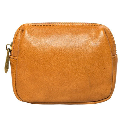 Long Wallet Length Men's Clutch Bag Handmade with Cowhide and Vegetable Tanned Leather