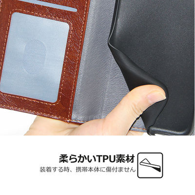 Multifunction Leather Shockproof Anti-fall Wallet Case for Aquos Sense 6S 7 Plus SHG05 R5G