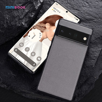 Fabric Hybrid TPU PC Leather Back Cover for Google Pixel 6 Pro and Pixel 6 Phone Case