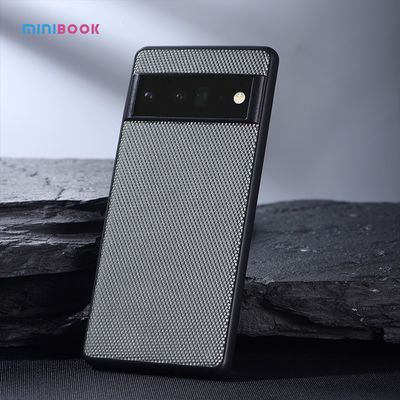 Fabric Hybrid TPU PC Leather Back Cover for Google Pixel 6 Pro and Pixel 6 Phone Case