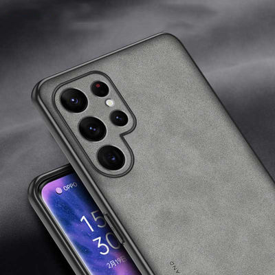 PU Private Mold Shockproof Leather Case For Samsung Galaxy S23 S22 Ultra Mobile Phone