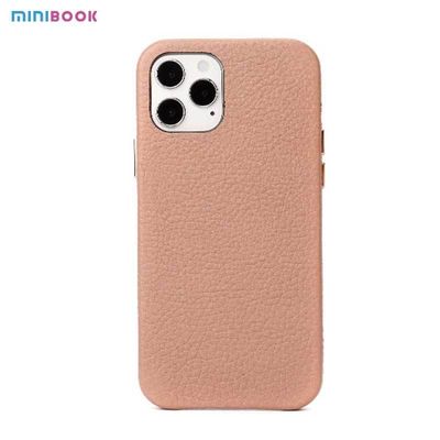Leather Minibook Custom Logo Genuine Cow Phone Case For Coque IPhone 14 Pro Max Full Edge Cover