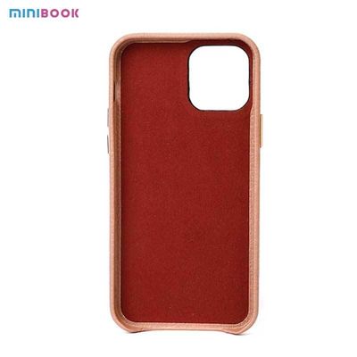 Leather Minibook Custom Logo Genuine Cow Phone Case For Coque IPhone 14 Pro Max Full Edge Cover