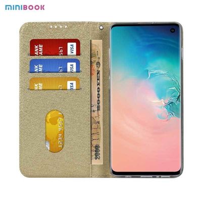 Minibook PU Leather Phone Case For Samsung Galaxy S9 Plus S8plus Low MOQ Lanyard Strap