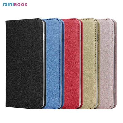 Minibook PU Leather Phone Case For Samsung Galaxy S9 Plus S8plus Low MOQ Lanyard Strap