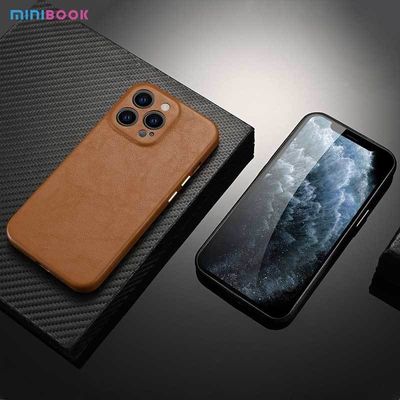 Compatible Shockproof Lens Protection PU Leather Case for iPhone 11/12/13/14 Pro Max