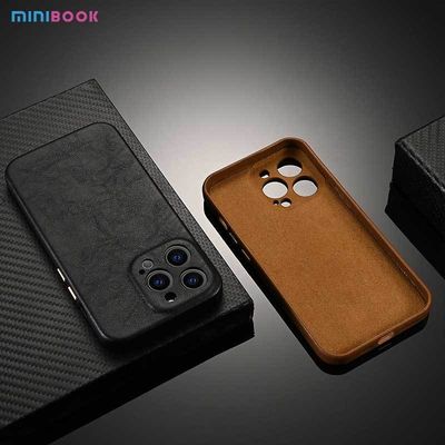 Compatible Shockproof Lens Protection PU Leather Case for iPhone 11/12/13/14 Pro Max