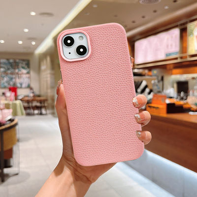 Leather Cell Phone Case Accessories for iPhone 14 Pro Max Plus Full Wrapped Fold Edge