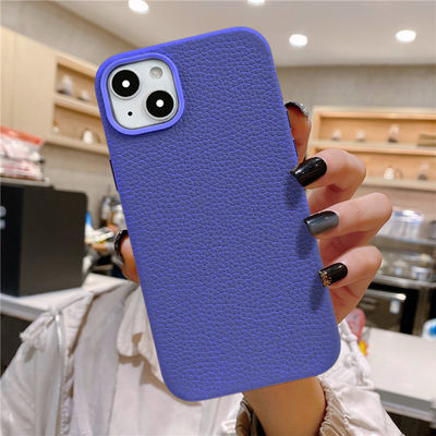 Leather Cell Phone Case Accessories for iPhone 14 Pro Max Plus Full Wrapped Fold Edge