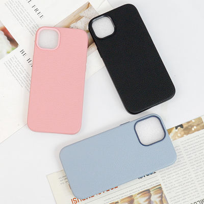 Leather Cell Phone Case Accessories for iPhone 14 Pro Max Plus Full Wrapped Fold Edge