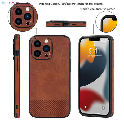 2023 Latest PU Leather Phone Cover for iPhone 14 14plus 14pro 14pro Max Custom Logo