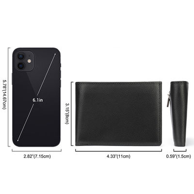 Waterproof First-Layer Cowhide Wallet with Multi-Card Slots and Anti-Magnetic Function