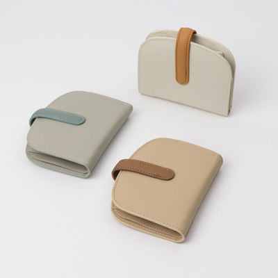 Fashionable Leather Shell-Shaped Mini Korean Version Ins Coin Purse Wallet for Ladies