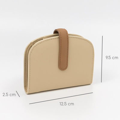 Fashionable Leather Shell-Shaped Mini Korean Version Ins Coin Purse Wallet for Ladies