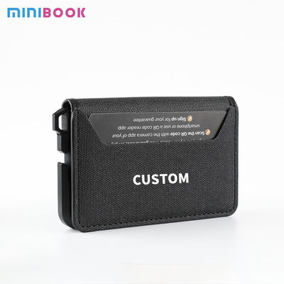 Ultra-Thousand-Year-Old Metal RFID Credit Card Wallet with Open Closure and Nylon Lining