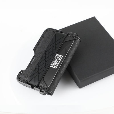 Ultra-Thousand-Year-Old Metal RFID Credit Card Wallet with Open Closure and Nylon Lining