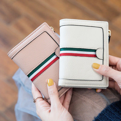 Mini Women Wallet Cute Lady Leather Bag with Zippered Card Wallet and Elegance Design