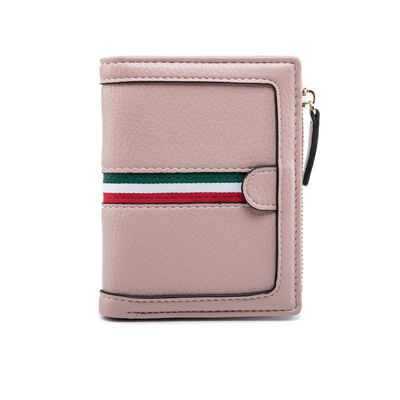 Mini Women Wallet Cute Lady Leather Bag with Zippered Card Wallet and Elegance Design
