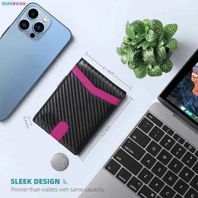 Men's OEM/ODM Rfid Blocking Card Holder with Extra Large Capacity and Vertical Design