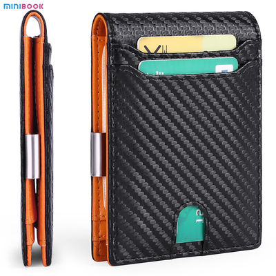 2023 Edition GENUINE LEATHER Bifold Wallet Custom Front Pocket Card Holder for Men