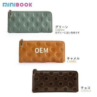 Daily Life Custom Real Leather Coin Pouch Women Purse with Durable Zipper OEM/ODM