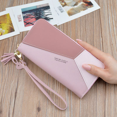 Women Wallet with Rabbit Pendant and Card Holder 19.5cm*9.5cm*2.5cm Package Size Sample