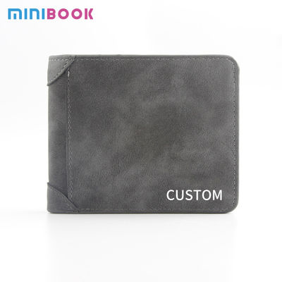 Style Fashion Man Purse Ultrathin Vintage Matting PU Leather Men Wallets for Decoration