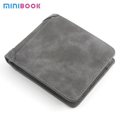 Style Fashion Man Purse Ultrathin Vintage Matting PU Leather Men Wallets for Decoration