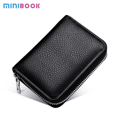 Style Fashion Genuine Leather RFID Blocking Fashion Credit Card Wallet for Young Girls