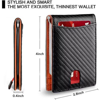 MINIBOOK Advantage Front Pocket RFID Blocking Bifold Credit Card Wallet Holder for Men