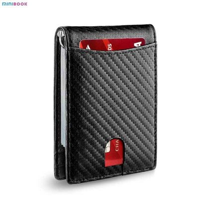 MINIBOOK Advantage Front Pocket RFID Blocking Bifold Credit Card Wallet Holder for Men