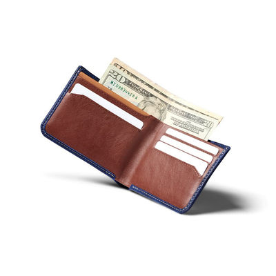 Minimalist Men's RFID Blocking PU Leather Card Holder Wallet with Fashionable Design