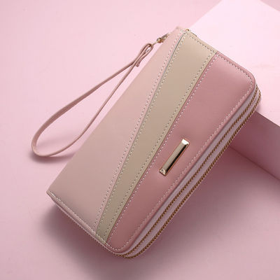 2021 Female Luxury Purses Leather Women Wallets Long Zipper Wallet Ladies Clutch Bag