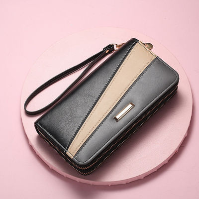 2021 Female Luxury Purses Leather Women Wallets Long Zipper Wallet Ladies Clutch Bag