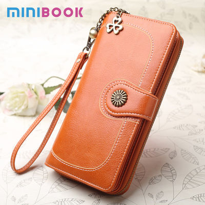 Low MOQ Mix Models Women's Long Zipper Wallet Newest Anti-Theft Selection