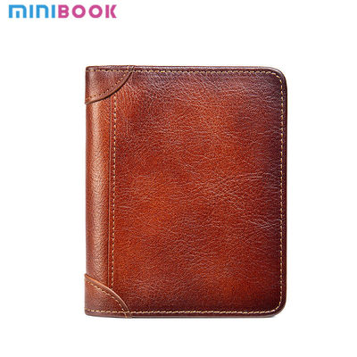 Multi-functional Men's Wallet Genuine Leather Coin Purse for Sophisticated Functionality