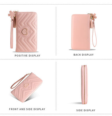 Fashion Style Long Wallets for Women PU Leather Tassel Coin Purse Card Holder Clutch