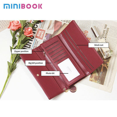 Custom Logo Avaliable Women's Large Capacity Clutch Wallet for Fashionable Phone Cases