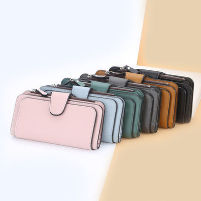 Retro Pattern Type Women Long Wallets Double Zipper Clutches for Multifunction Wallets