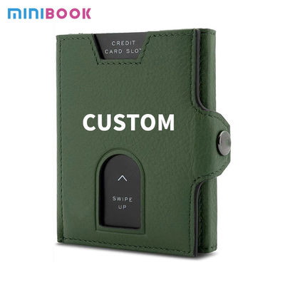 Custom Card Holder Wallet for Men Slim and Practical Nylon Lining Coin Purse Included