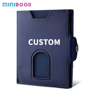 Custom Card Holder Wallet for Men Slim and Practical Nylon Lining Coin Purse Included