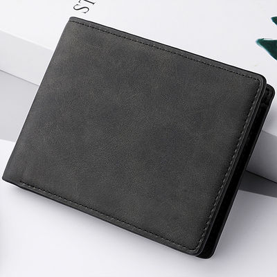 Customize Design Slim Coin Purse Fashion Style Short ID Credit Card Holder PU Leather