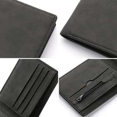 Customize Design Slim Coin Purse Fashion Style Short ID Credit Card Holder PU Leather