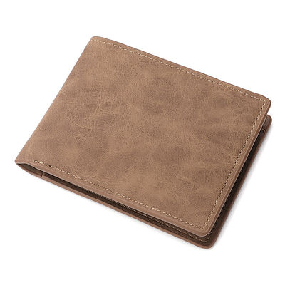 Customize Design Slim Coin Purse Fashion Style Short ID Credit Card Holder PU Leather
